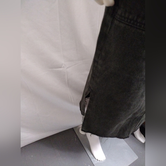 Zara Black Denim Skirt - Picture 6 of 9